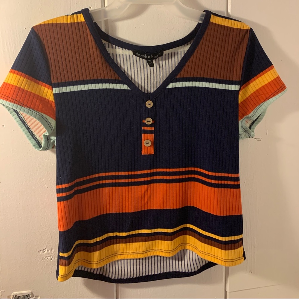 Striped Crop Top